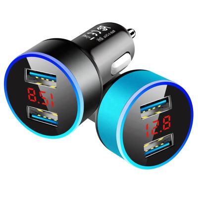 China China-chic new cantell 5v 3.1A USB fast car charger adapter 12v dual usb car charger for mobile phone for sale