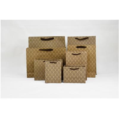 China 5Kg Weight Capacity Kraft Shopping Paper Bags  Eco Friendly Packaging Recycled for sale