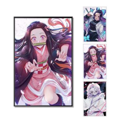 China Custom Waterproof 3D Lenticular Anime Poster For Stylish Home Decoration for sale