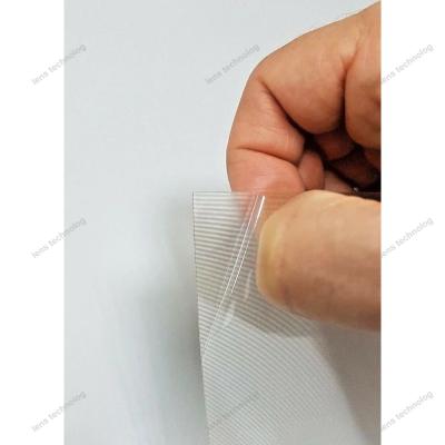 China PET-krassenbestendige lenzenvormige plastic plaat met 50 60 100 200 LPI-resolutie Te koop