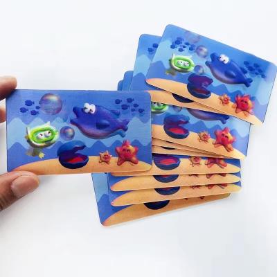 China Customizable PET Lenticular 3D Card For Advertising And Souvenirs for sale