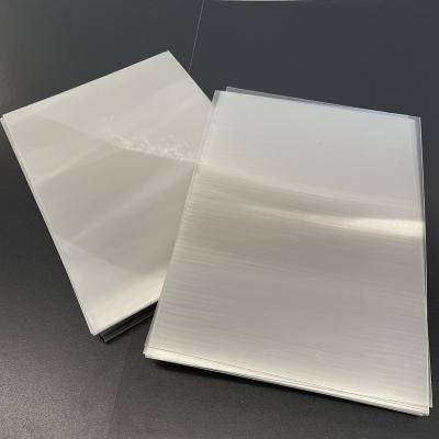 China 3D pet lenticular sheet 50 lpi flip effect with adhesive for sale