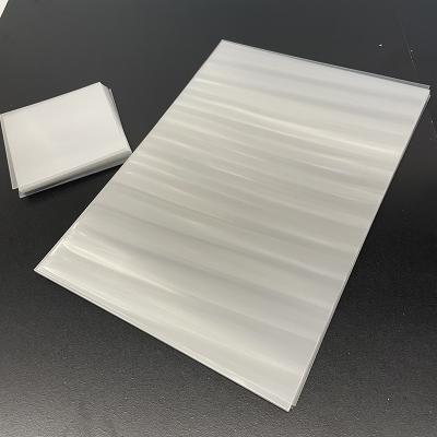 China 0.6mm 75 LPI lenticular sheet 101.6*101.6mm size 10 pieces/bag lenticular lens sheet for sale