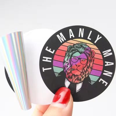 China Customizable Permanent Paper Label Stickers Multiple Colors  Round Label Sticker for sale