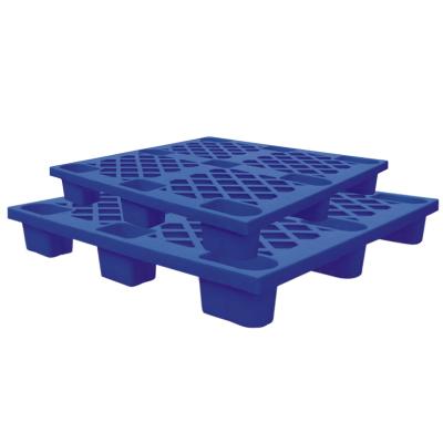 China Single Faced HDPE 100% Recycled One Way Cheap Stackable Plastic Export Pallet for sale