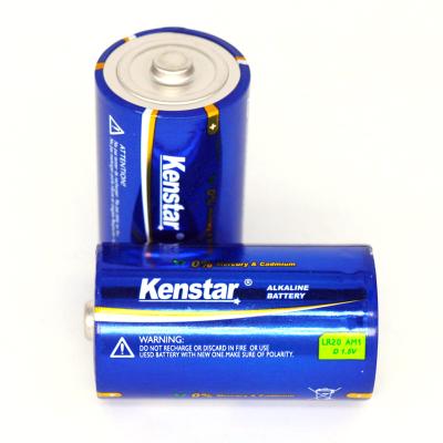 China Toys Factory Price OEM 1.5V LR20 AM1 D Size Primary Alkaline Battery For KENSTAR Water Heater for sale