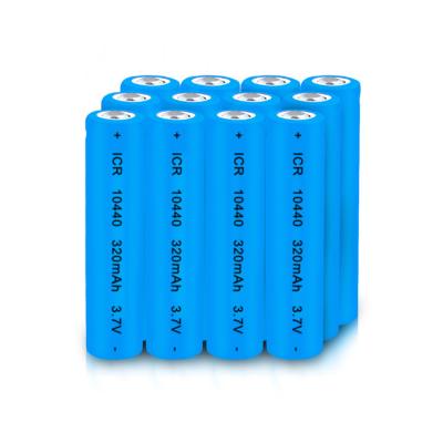 China Cheap Price 3.7V 320mAh ICR 10440 Cell Lithium Ion Rechargeable Li-ion Triple-A Battery For Remote Control 320mah for sale