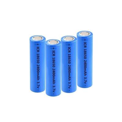 China 3.7 Volt High Power 3.7V Li-ion Lithium 2400mAh ICR 18650 Li Ion Battery Cell For Home Appliance Toys for sale