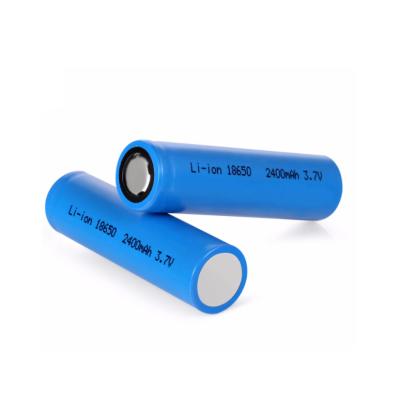 China Toys Sell Best Wholesale Lithium Ion Rechargeable Icr 18650 Cells 3.7v 2400mah Battery Lion Batteries for sale