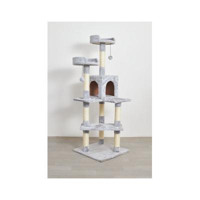 China Hot Selling Good Quality Cats House Pet House Modern Climbing Entertainment Cat Tree For Sale for sale