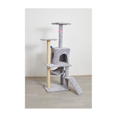 China Best Selling Cats Playing Ball House Climbing New Material Pet Entertainment Cat Tree For Sale for sale