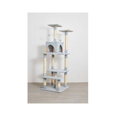 China Modern Reasonable Price Good Quality Cats Climbing Scratcher Cat Tree For Kitty Luxury for sale