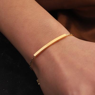 China 2021 New Design Chain Bracelet High Quality Gold Link Bracelet for sale