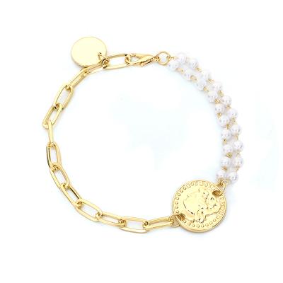 China 2021 BOHEMIA Asymmetrical Personality Bracelet Human Head Bead Bracelet for sale