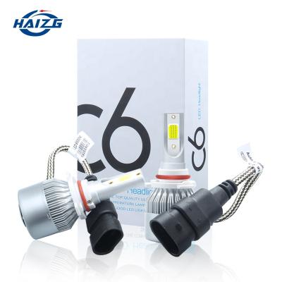 China Universal C6 11000 Lumen H4 LED Headlight Bulbs H7 Car LED Headlight for sale