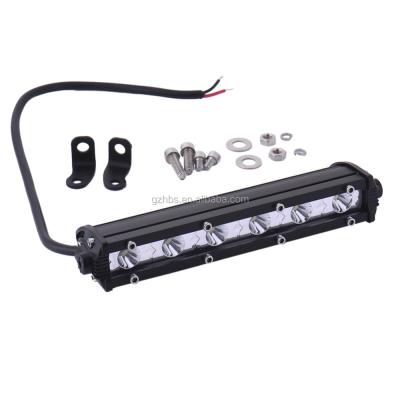 China HAIZG 18W Offroad Mini Single Row LED Light Bar Spot / Flood Beam Offroad Led Head Lamp for sale