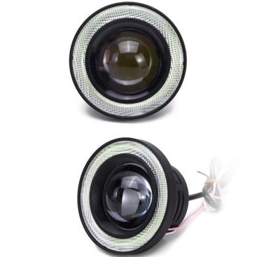 China High Intensity Aluminum Fog Lamp Shine Angle Eye Led Light 12v 64mm/76mm/89mm 12v Car Led Lights for sale