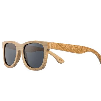 China Custom Made Cat Logo Bamboo Sunglasses .3 Lens Wholesale High Quality China Wood Fashion Sunglasses Mirror Polarized 2020 Wooden Sunglasses for sale