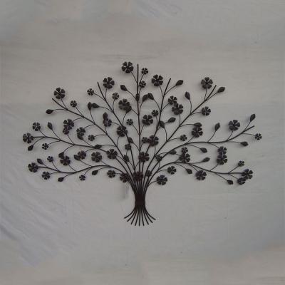 China Tree Nature Style Customize Metal Iron Decor Metal Wall Tree Decor for sale