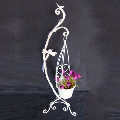 China CLASSIC Vintage Decorative Outdoor Metal Plant Rack Hanging Pot Planters for sale