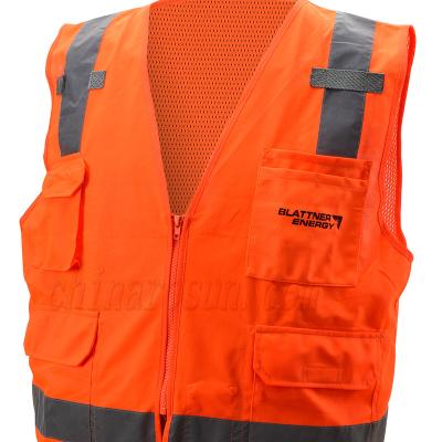 China Hot Sales Manufacturers Workplace Safety Road Safety Hi Safety Reflective Polyester Mesh Strength Safety Vest Breathable Vest for sale