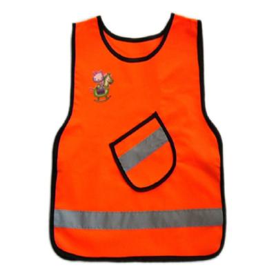 China Rainbow Reflective Multiple Running High Evident Safety Pockets Kids Safety Reflection Reflective Vest for sale