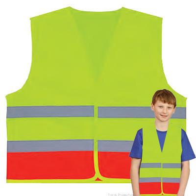 China Wholesale 100% Polyester Child High Visibility High Visibility Safety Reflective Vest For Kids for sale