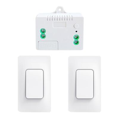 China Self Generating Smart Home Appliances Radio Switch Remote Control US Regulations No Battery No Wiring RF433MHz Remote Control for sale