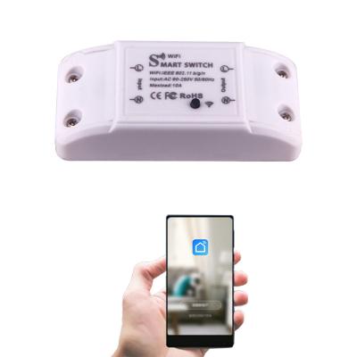 China APP Control+Voice COLOROCK 10A Smart WiFi Control Wireless Lamp Switch, Universal DIY Module for Smart Home Automation Solution, Works with Amazon Alexa for sale