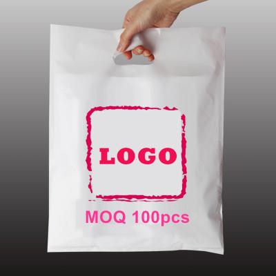 China Recyclable Custom Logo Biodegradable Plastic Shopping Bag Making Machine Packaging Plastic Bags With Logos for sale