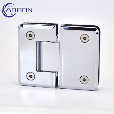 China Easy Installation Durable Safe Glass To Glass Brass Hinges Clamp For Bisagra Ducha Para Glass Vidrio for sale