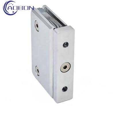 China Chinese supplier easy durable safe installation glass hinges directly brushed puerta de ducha cristal de bisagra gold plegable for sale