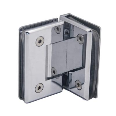 China Easy Installation 180 Degree Durable Safe Glass To Glass To Glass Door Hinge Shower Room Flange for sale