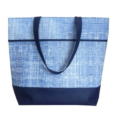 China BIODEGRADABLE Wholesale Customized Reusable Non Woven Fabric RPET Eco Friendly Non Woven Shopping Bag for sale