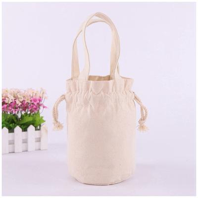 China High Quality Ama Reusable Shoulder Shopping Bag 100% Natural Cotton Canvas Handled Tote Bag for sale