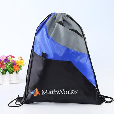 China Custom Reusable Magic Design Sports Promotional Bags Recycled Waterproof Polyester Drawstring Bag With Logo for sale