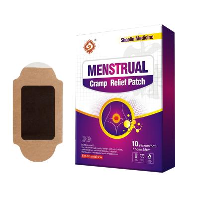 China Non-Toxic Classic Menstrual Warm Cute Selling Shaolin Heat Chinese Herbal Patch For Menstrual Cramps for sale