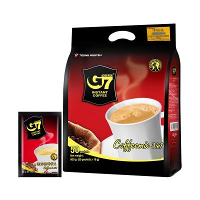 China G7 Sugar Free Coffee Mix 3 in 1 Premium Instant Premix Coffee High Quality Soluble Coffee for sale