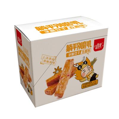 China Chinese Spicy Strips Snacks Products Low-CARB Spicy Dry Soybean Tofu 22g Hand-milled Bean Curd-Five Fragrance Taste for sale