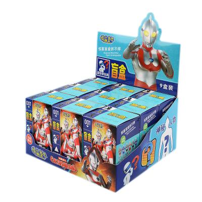 China Brand New cartoon toys made in china hot sales amaze Ultraman sightless mysterious cartoon character blind box for kids for sale