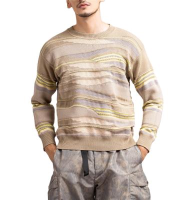 China new arrival anti-wrinkle design eco-friendly color high quality charm texture knit sweater men for sale