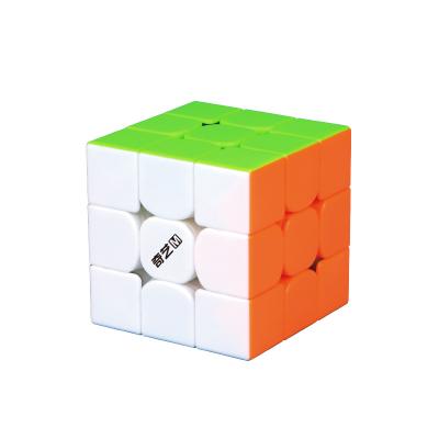 China Original Factory QiYi Magnetic 3x3x3 Speed ​​Cube MS 3x3 Magnetic Magic Puzzle Toys Children Educational Brain Teaser With Plastic Box for sale