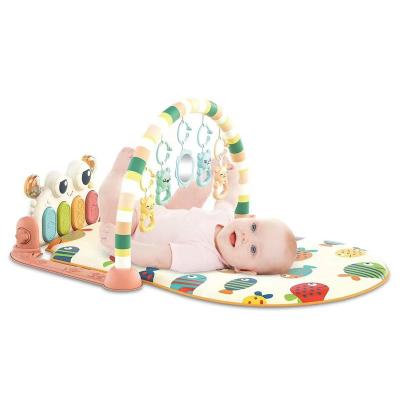 China Multi Functional Newborn Baby Pedal Piano Baby Game Gym Mat Fitness Play Frame Gym Educational Mat Educational Toys for sale