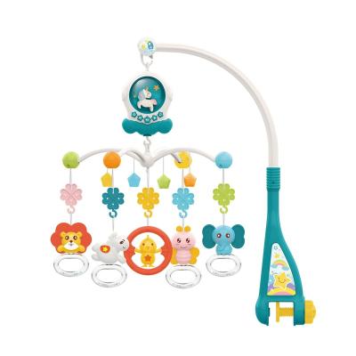 China Musical Newborn Room Forming Bell Light Baby Crib Musical Mobile Drums Toys for sale