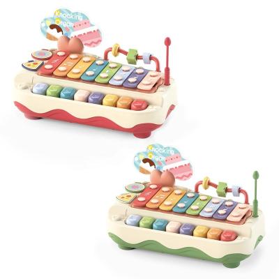 China 2 in 1 Function Cake Topper Organ Baby Xylophone Piano Musical Musical Beating Toy 70*55.5*56cm for sale