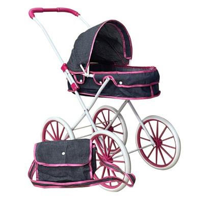 China Cheap Infant Baby Strollers Newborn Happy Stroller Baby Iron Big Wheel Trolley Storage Bag 2022 for sale