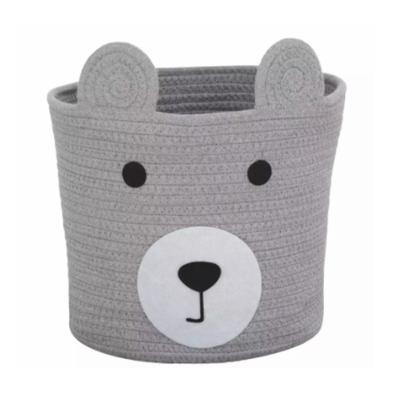 China Sustainable Storage Basket Yulin Jiafu Bear Gift Basket Custom Teddy Bear for sale