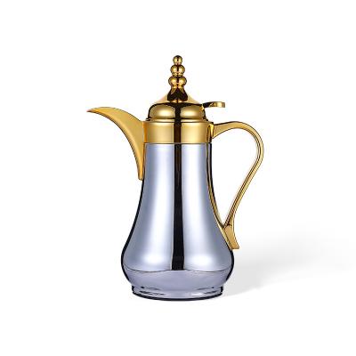 China 2022 HIGH QUALITY ARABIC COFFEE JAR MIDDLE EAST STYLE STYLE VACUUM BOTTLE COFFEE POT viable NEWCOMER for sale