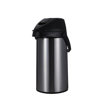 China 1L 1.9L 2.5L 3.0L PORTABLE 1L 1.9L 2.5L 3.0L Vacuum Flask Coffee Dispenser Stainless Steel Thermos Airpot Silver Airpots for sale