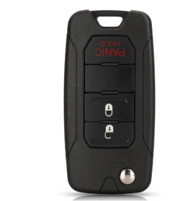 China 10x For JEEP 2015-2019 Renegade Button Folding Car Smart Key Auto Remote Key A2 / 500X 2+1 FSK 433.92MHz for sale